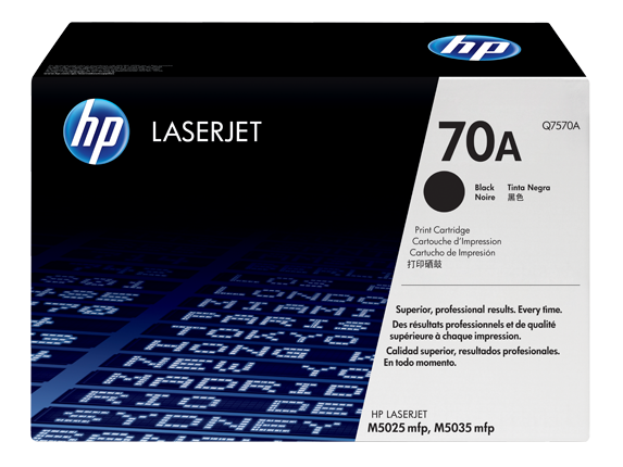Mực in HP 70A Black Original LaserJet Toner Cartridge (Q7570A)