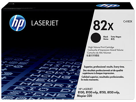 Mực in HP 82X High Yield Black Original LaserJet Toner Cartridge (C4182X)