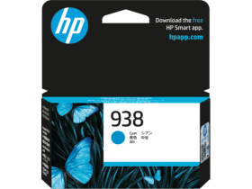 Hộp mực in HP 938 Cyan Original Ink Cartridge (4S6X5PA) – mực xanh chính hãng cho HP OfficeJet Pro