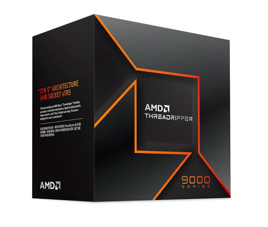 CPU AMD Ryzen Threadripper 9960X Tray (100-000001595) – Bộ vi xử lý 24 nhân 48 luồng, phiên bản tray hiệu năng cao cho máy trạm
