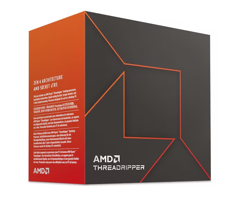 CPU AMD Ryzen Threadripper 7960X (100-100001352WOF) – Bộ vi xử lý 24 nhân 48 luồng, hiệu năng cao cho máy trạm và sáng tạo nội dung chuyên nghiệp