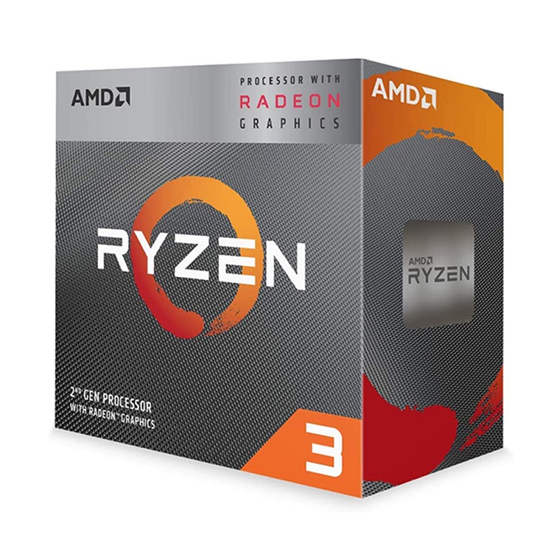 CPU AMD Ryzen 3 3200G (YD3200C5FHBOX) – 4 Nhân 4 Luồng, Xung 4.0GHz, Socket AM4, Đồ Họa Radeon Vega 8 Hiệu Năng Ổn Định