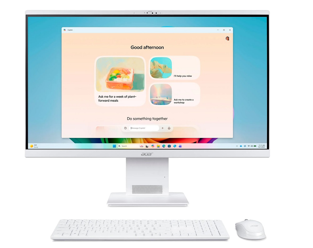 Máy tính All-in-One Acer Aspire S27B 27 inch IPS 2K 120Hz Intel Core Ultra 5 125H RAM 16GB SSD 512GB Windows Chính Hãng (DQ.BSDSV.001)