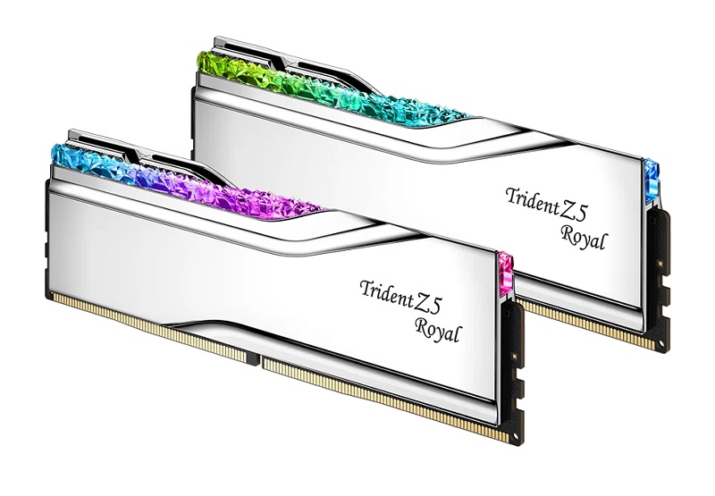 RAM G.Skill Trident Z5 Royal DDR5 32GB (2x16GB) 6400MHz LED cho Desktop (F5-6400J3239G16GX2-TR5S)