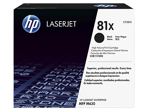 Mực in HP 81X High Yield Black Original LaserJet Toner Cartridge (CF281X)