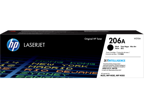 Mực in HP 206A Black Original LaserJet Toner Cartridge (W2110A)