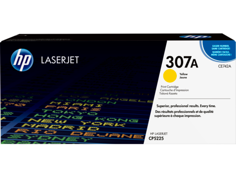 Mực in HP 307A Yellow Original LaserJet Toner Cartridge (CE742A)