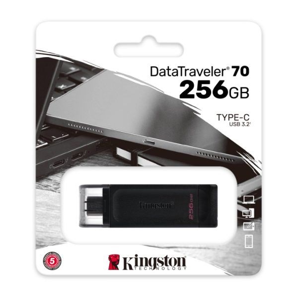 USB Kingston DataTraveler 70 256GB USB-C 3.2 Gen 1 (DT70/256GB)
