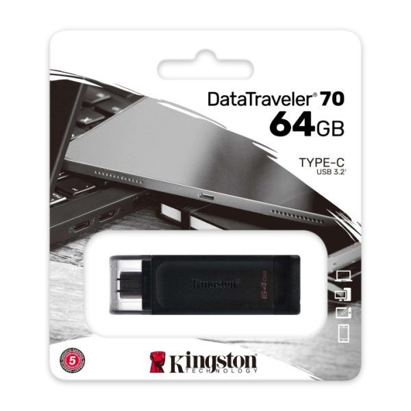 USB Kingston DataTraveler 70 64GB USB-C 3.2 Gen 1 (DT70/64GB)