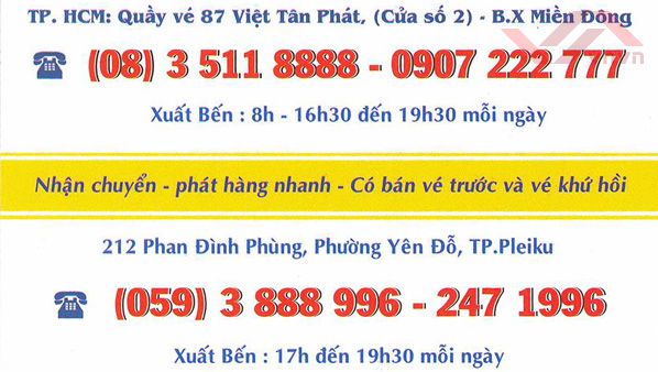 Chành xe gửi hàng Việt Tân Phát Sài Gòn - Gia Lai, 214 Quốc Lộ 13, Phường 26, Quận Bình Thạnh, Thành phố Hồ Chí Minh