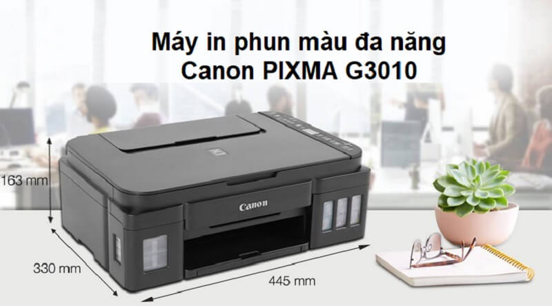 Hướng dẫn cài đặt máy in phun màu Canon Pixma G3010