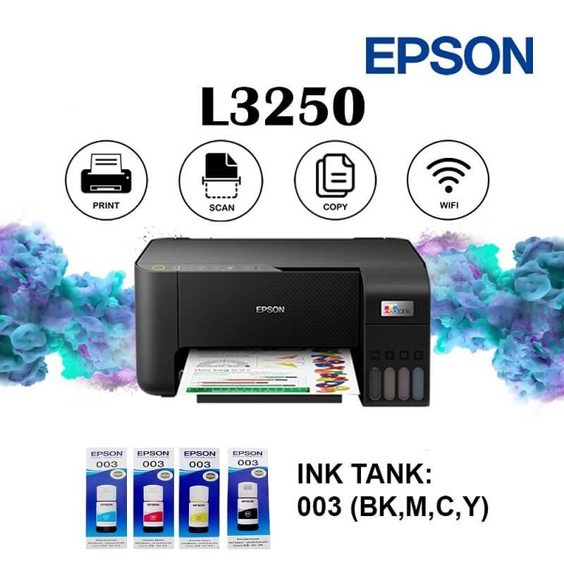 Đại Lý Phân Phối Máy In Phun Màu Epson Ecotank L3250 Tại Tỉnh Lạng Sơn Inkdtex PhÂn PhỐi MÁy 9001