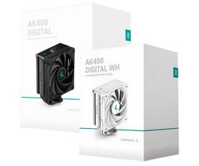 Tản nhiệt khí Deepcool AK400 DIGITAL – Phiên bản màu đen, tích hợp màn hình hiển thị, làm mát hiệu quả cho CPU tầm trung