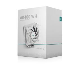 Tản nhiệt khí Deepcool AK400 WH – Phiên bản màu trắng, thiết kế nhỏ gọn, làm mát hiệu quả cho CPU tầm trung