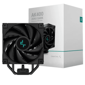 Tản nhiệt khí Deepcool AK400 ZERO DARK – Phiên bản Full Black, thiết kế nhỏ gọn, tản mát hiệu quả cho CPU tầm trung