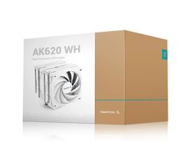 Tản nhiệt khí Deepcool AK620 WH – Phiên bản màu trắng, Dual Tower, hiệu suất cao, làm mát hiệu quả cho CPU cao cấp