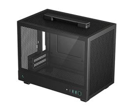 Case Deepcool CH160 – Vỏ máy mini-ITX màu đen, thiết kế nhỏ gọn, hỗ trợ tay cầm di động