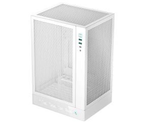 Case Deepcool CH170 Digital WH – Vỏ máy Mini-ITX màu trắng, màn hình số Digital, thiết kế nhỏ gọn thoáng khí
