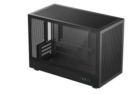 Case Deepcool CH260 – Vỏ máy m-ATX màu đen, thiết kế nhỏ gọn, mặt lưới thoáng khí