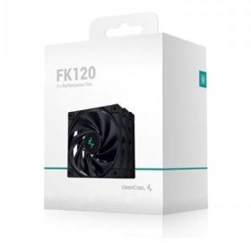 Fan Case Deepcool FK120 (3 in 1) – Bộ 3 quạt màu đen, hiệu suất cao, áp suất tĩnh lớn, không LED