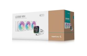 Tản nhiệt nước AIO Deepcool LD360 ARGB WH – 3 Quạt 120mm, LED ARGB Đồng Bộ, Phiên Bản Màu Trắng, Làm Mát CPU Hiệu Suất Cao