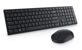 Bộ bàn phím và chuột không dây Dell Pro KM5221W – Kết nối USB Receiver, gõ êm, chính hãng