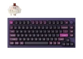 Bàn phím vi tính Keychron Q1M-V4 màu tím – Banana Switch, thiết kế cao cấp