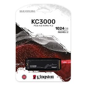 Ổ cứng Kingston SSD 1024GB M.2 NVMe PCIe Gen4 – đọc 7000MB/s ghi 6000MB/s (SKC3000S/1024G)