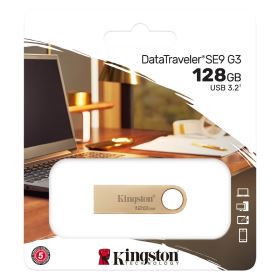 USB Kingston DataTraveler SE9 G3 128GB USB 3.2 Gen 1 vỏ kim loại (DTSE9G3/128GB)