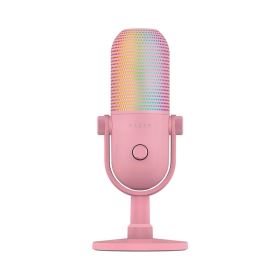 Micro thu âm Razer Seiren V3 Chroma – Quartz Pink (RZ19-0506)