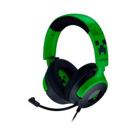 Tai Nghe Razer Kraken V4 X Minecraft Edition – Có Dây, Khung Choàng Đầu, Âm Thanh Sống Động, Chính Hãng