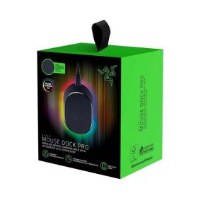 Đế Sạc Chuột Razer Mouse Dock Pro RZ81-0199 – Sạc Không Dây, Tích Hợp Cảm Biến 4K Hz, RGB Chroma, Chính Hãng